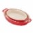 Staub Ceramic 2-pc Oval Baking Dish Set - Cherry Perspective: front