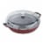 Staub Cast Iron 3.5-qt Braiser with Glass Lid - Grenadine Perspective: front