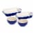 Staub Ceramics 4-pc Baking Dish Set - Dark Blue Perspective: front