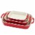 Staub Ceramics 3-pc Rectangular Baking Dish Set - Cherry Perspective: front