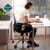 Floortex Anti-Microbial Rect Chair Mat for Carpets Clear Size 48 x 60 inch Perspective: front