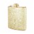 Sparkletini Stainless Steel Gold Flask by Blush® Perspective: front
