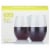 True Flexi Dine Out Clear Plastic Wine Glass Perspective: front