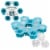 Truezoo Snowflake Silicone Ice Cube Tray Perspective: front