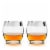 Chrome Rim Crystal Tumblers by Viski® Perspective: front