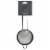 Viski® Professional Stainless Steel Mesh Cone Strainer Perspective: front