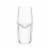 Viski Raye Crystal Heavyweight Shot 2oz Glass set Perspective: front