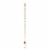 40cm Gold Weighted Barspoon by Viski® Perspective: front