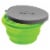 Alpine Mountain Gear Collapsible Container & Lid - Green/Gray Perspective: front