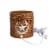 Scentsationals Home Fragrance Western Leather Emobossed Full-Size Wax Warmer with Light Bulb Perspective: front