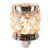 Oak & Rye Tear Drop Mini Wax Warmer - Crystal/Silver Perspective: front
