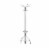 Free Standing, 12 Hooks, Entryway, 70 h, Umbrella Holder, Bedroom, Metal, Grey, Perspective: front