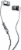 Skullcandy Ink'd® Earbuds with Microphone - Gray Perspective: front