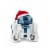 Stuffed Star Wars Plush Toy - 9" Talking Santa R2D2 Doll Perspective: front