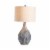 Crestview Collection Dillon Ceramic Table Lamp in Blue Perspective: front