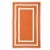 Colonial Mills La Playa Rug - Tangerine Perspective: front