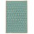 Colonial Mills Point Prim Area Rug - Teal Perspective: front