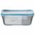 Pyrex® Blue Snapware® Glass Food Storage Container Perspective: front