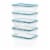 Snapware® Rectangular Meal Prep Containers with Lids - 5 Pack Perspective: front