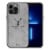 Alpha Digital Luxury Soft Texture Deer Patterned TPU Cloth Protective Case for iPhone13 Pro M Perspective: front