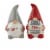 Tabletop Christmas Gnome S/P Shakers Dolomite Braids Hat Y7808 Perspective: front
