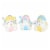Easter Egg Hat Bunny Figurine Polyresin Rabbit St/3 A5088 Perspective: front