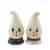 Tabletop Ghost Salt And Pepper Shakers Halloween Boo Spooky Shaker R0016 Blk/Wht Perspective: front