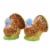 Tabletop Classic Harvest Turkey S&P Dolomite Thanksgiving Gobble Th00012 Perspective: front