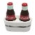 Tabletop Coca-Cola Salt And Pepper Ceramic Seasonings A3442 Perspective: front