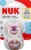 NUK Orthodontic Pacifier 2 Count Perspective: front