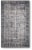 Loloi Ankara Area Rug - Dark Gray Perspective: front