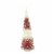 Christmas Rd/Wh Bottle Brush Tree Med Plastic Home Decor 2-Tones Xt854231 Perspective: front