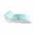 COMFY FLOATS Misting Chaise Lounger Inflatable Summertime Float for Water, Aqua Perspective: front
