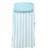 Comfy Floats No Inflate Sun Bed Water Lounger Outdoor Pool Float w/ Pillow, Blue Perspective: front
