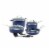 Blue Diamond Cookware Set - Blue Perspective: front