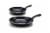 GreenLife Diamond Ceramic Non-Stick Open Frypan Set - Black Perspective: front