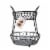 Mikasa Gourmet Basics Loop & Lattice 2-Tier Basket Perspective: front