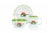 Friends Central Perk Coffee House Dining Set Collection | 3-Piece Dinner Set Perspective: front