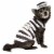 Simply Dog Medium-Large Bad Dog Jail House Pet Costume Perspective: front