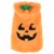 Simply Dog Medium-Large Orange Jack-O-Lantern Pet Costume Perspective: front