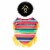 Simply Dog Medium-Large Poncho & Sombrero Pet Costume Perspective: front