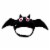Simply Dog Medium-Large Black Bat Pet Costume Hat Perspective: front