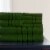 Lavish Home 8 Piece 100% Cotton Plush Bath Towel Set - Green Perspective: front