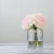 Pure Garden Hydrangea and Rose Floral Arrangement &#150; Pink and Cream Perspective: front