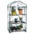 Pure Garden 50-176-3GH 27.5 x 19 x 50 in. 3 Tier Mini Greenhouse with Cover , Green Perspective: front
