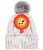 Heat Holders® Women's Solna Cable Knit Roll Up Hat w/Pom Pom One Size - Buttercream Perspective: front