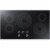 Samsung NZ36K6430RS 36 inch Stainless 5 Burner Electric Cooktop Perspective: front
