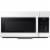 Samsung ME17R7021EW 1.7 Cu. Ft. White Over-the-Range Microwave Perspective: front