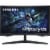 Samsung S27CG552ENXZ 27 inch Odyssey 1000R Curved QHD 165Hz FreeSync Gaming Monitor - Blac Perspective: front