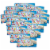 Birthday Cakes, 16 Boxes, 128 Individually Wrapped Vanilla Cakes with Candy Confetti Perspective: front
